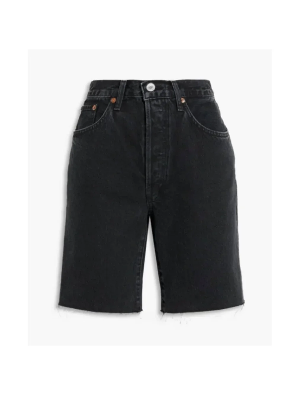 NWT Re/Done Denim 90s Comfy Jean Shorts Long‎ Bermuda Summer Jorts Modest New 24